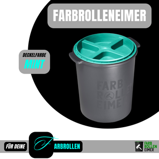 All In" 3er BUNDLE - 1 Farbrolleneimer + 4 Premium Rollen + Reinigungsbürsten Set