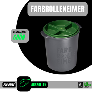 All In" 3er BUNDLE - 1 Farbrolleneimer + 4 Premium Rollen + Reinigungsbürsten Set