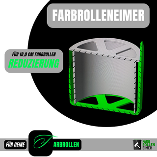 Farbrolleneimer HÖHENREDUZIERUNG auf 18,0cm