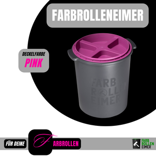 All In" 3er BUNDLE - 1 Farbrolleneimer + 4 Premium Rollen + Reinigungsbürsten Set