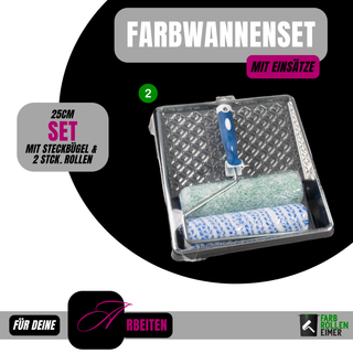 Farbwannenset 10cm & 25cm