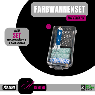 Farbwannenset 10cm & 25cm