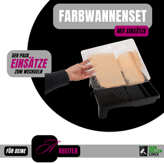 Farbwannenset 10cm & 25cm